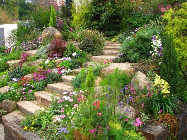 čudovit vrt-ustvarjalne-design-stopnice