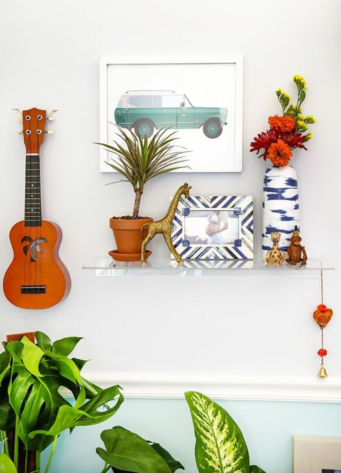 bela decoração única-Dekoartikel vaso pequeno decorativo guitarra-to-the-wall