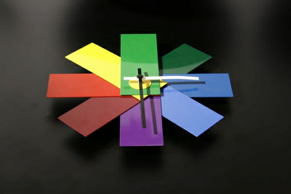 krásne moderné nástenné hodiny s prácou fascinujúce designu-in-many farbách