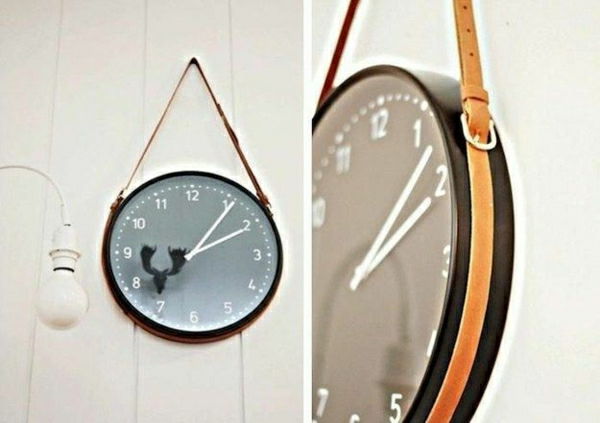 krásne moderné nástenné hodiny s prácou fascinujúcim dizajnom