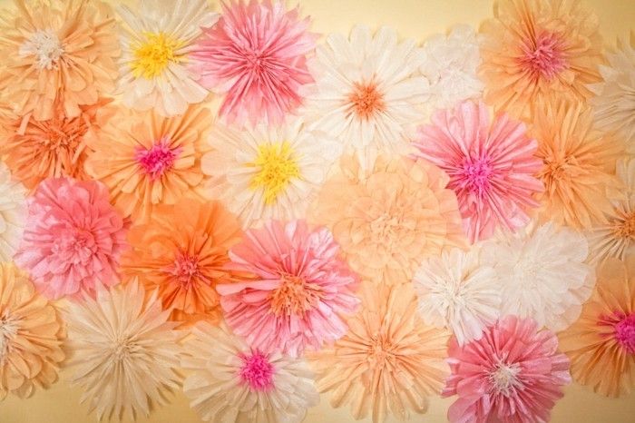 graži-popieriaus gėlės-nuotrauka-of-Top-imtasi šviežios spalvos