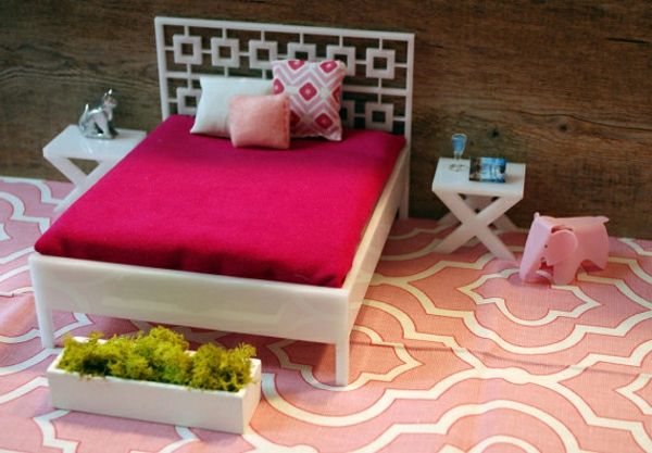 vacker-dockhus möbler Rosy-bädds-by-docka