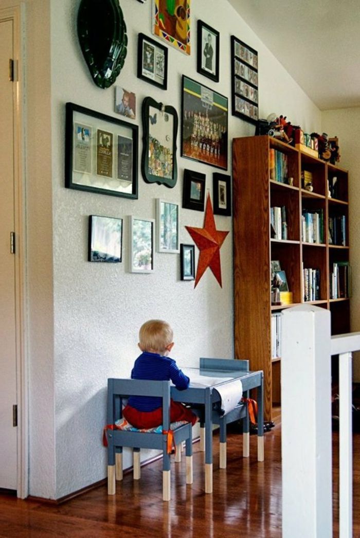 piękny-dziecko-desk-own-build-nowoczesne pomysły, diy