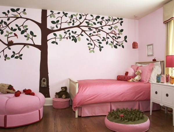 Krásna - spálňa-in-ružová farba