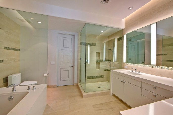 krásne kúpeľne, veľký sprchovací kút, originálny dizajn