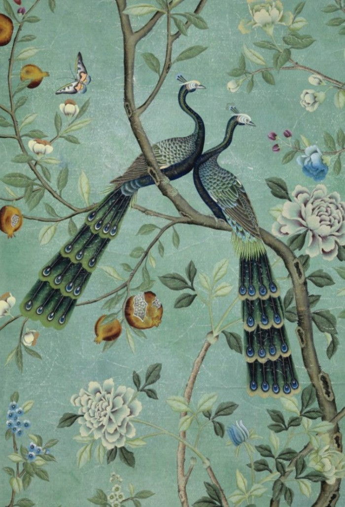 Krásna-tapety-design-prírodné snímka Birds Flower tyrkysový tapeta