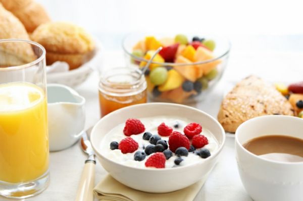 yoghurt-hallon friska frukost-recept-frisk frühstücksideen- Brunch Brunch-recept-brunch-recept-för-brunch