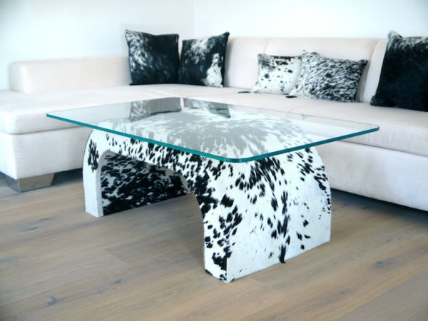 zebră blană-mobilier de masă