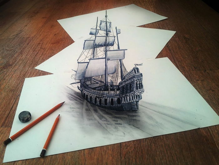 ritningar-med-penna-a-ship