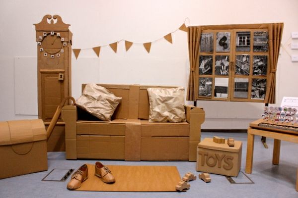 spalnica pohištvo-od--kartonska wohnideen-Tinker-z-škatli-kartone--