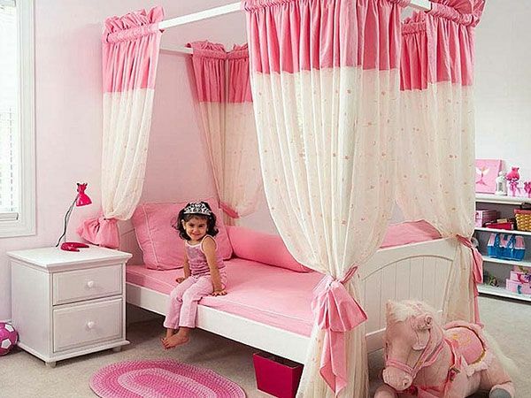 kambario dizainas-mergaitė-mažai miela princesė