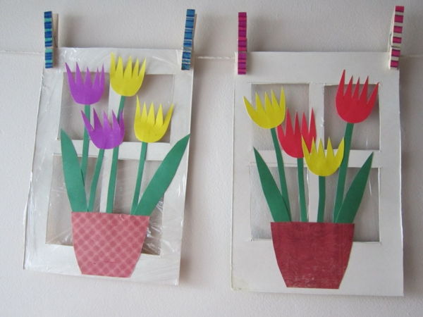 dvojkartáč s papiermi-tulipány - skvelý dizajn