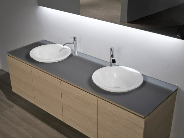 två-round-sink-modern design-idé